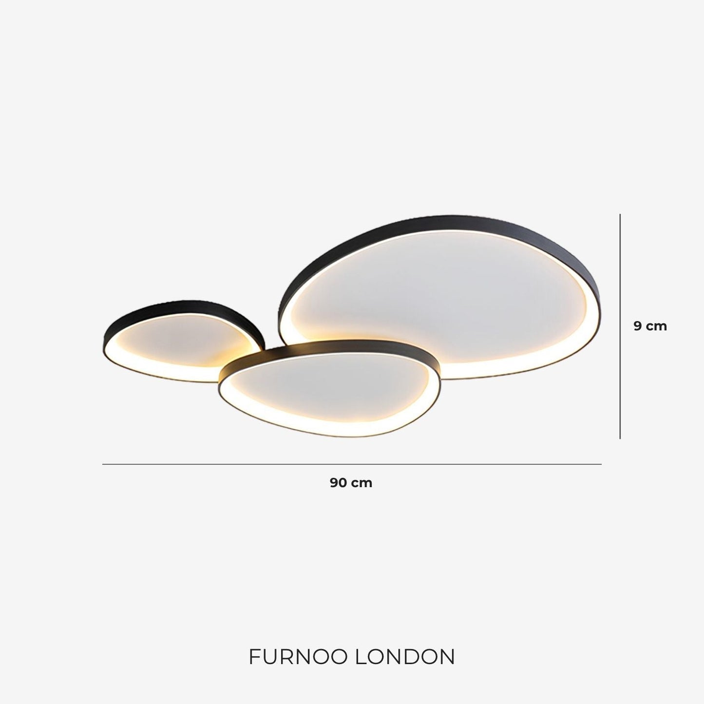 Pinnacle LED Plafondlamp – Minimalistische Moderne Plafondverlichting met Subtiele Verfijning