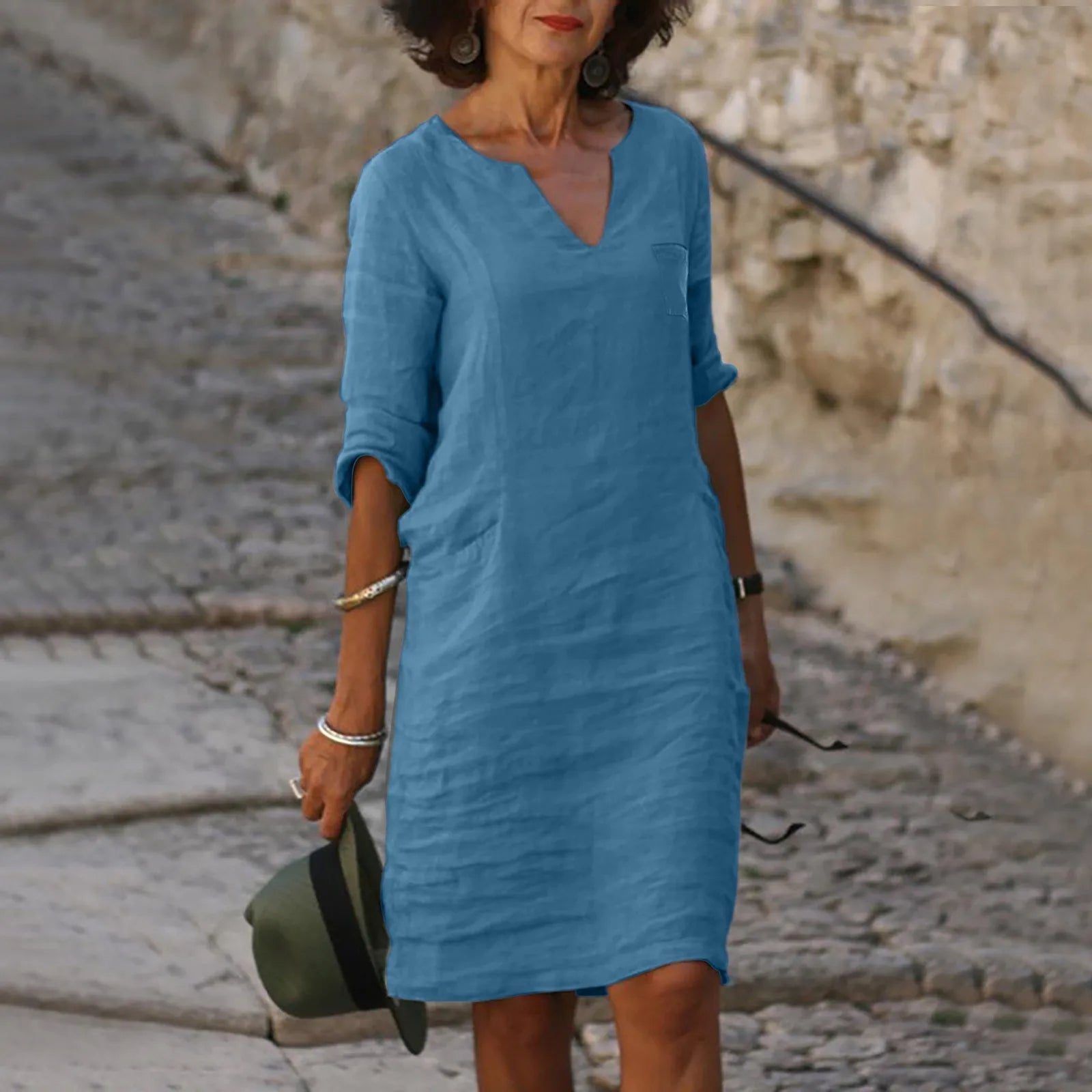 Elegante Damesjurk Rona – Luchtige Zomerjurk - StudioMarella