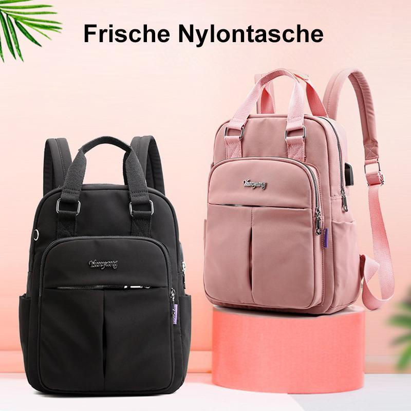 Waterdichte Dagelijkse Rugzak met USB Oplaadpoort Zwart Grijs Roze Groen Blauw Rood Multifunctioneel voor Werk School Reizen Laptop iPad Telefoon Opslag