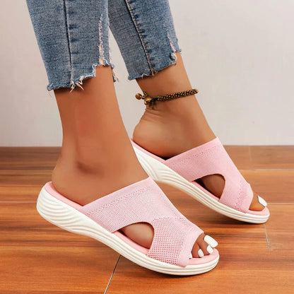 Dames Sandalen Comfortabel Zacht Orthopedisch Leer