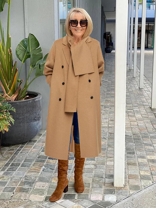 Oversize Sjaal Jas Warm en Lang voor Winter - StudioMarella