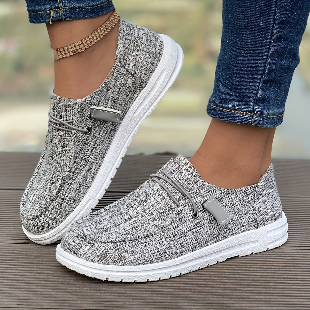 Dames Leer Instappers Zwart Comfortabele Casual Schoenen