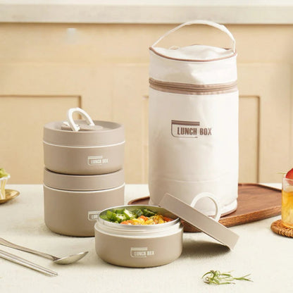 Geïsoleerde Lunchbox met Vacuümtechnologie – Houdt Eten Tot 4 Uur Warm – Lekvrij RVS Ontwerp – Ideaal voor School en Werk