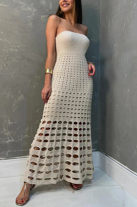 Boerenstijl Maxi Jurk Off-Shoulder Patchwork Zomerjurk - StudioMarella