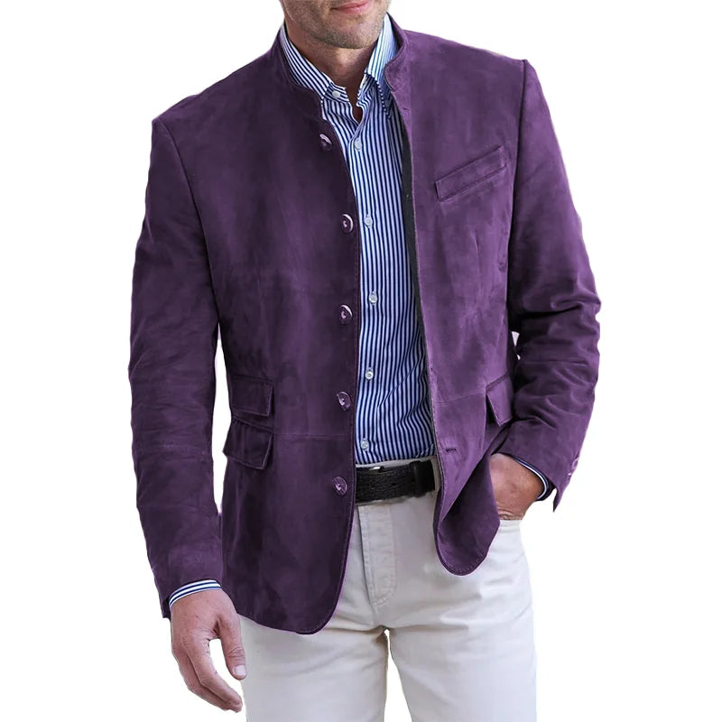 Heren Vest Lederlook Klassiek Met Knopen