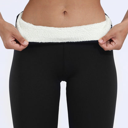 Warme Donzige Leggings voor Vrouw Met Push Up