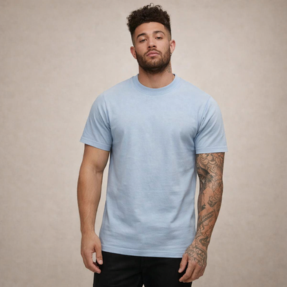 Heren T-shirt Slim Fit Ronde Hals Kort Mouwen