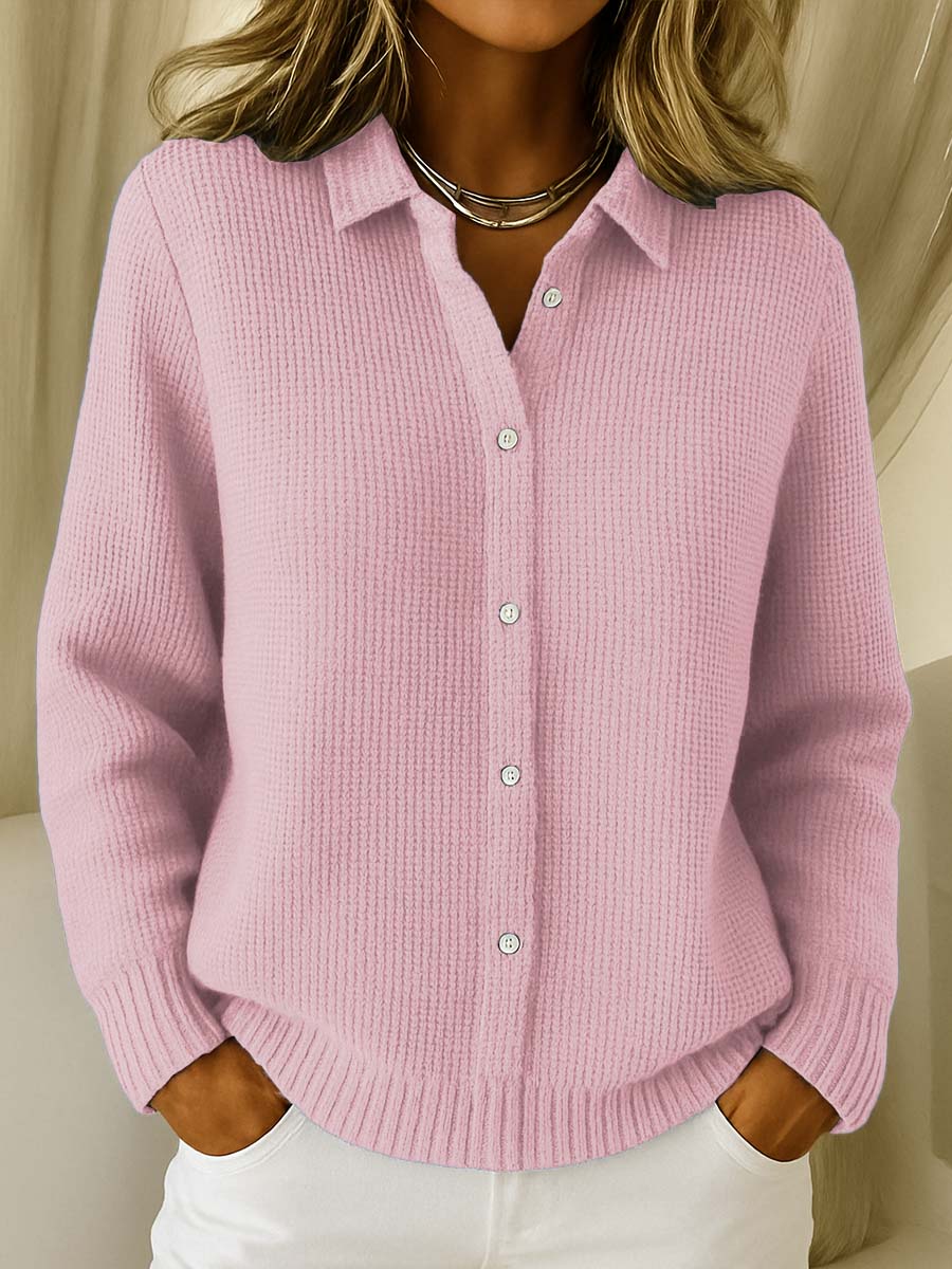 Dames Gebreide Cardigan Comfortabele Pasvorm