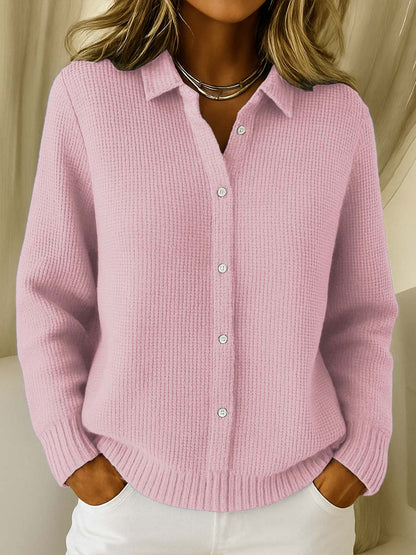 Dames Gebreide Cardigan Comfortabele Pasvorm