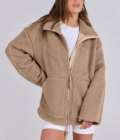 Dames Fleecejas Warm en Zacht voor Winter