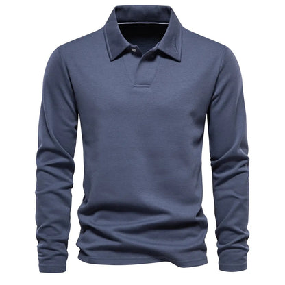 Mannen Poloshirt Katoen Klassiek Casual - StudioMarella