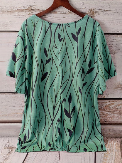 Zomer Shirt Bloeipatronen Floris Stijl
