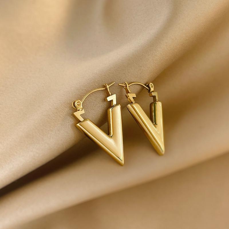 Elegante Geo Oorbellen V-Vorm voor Dames