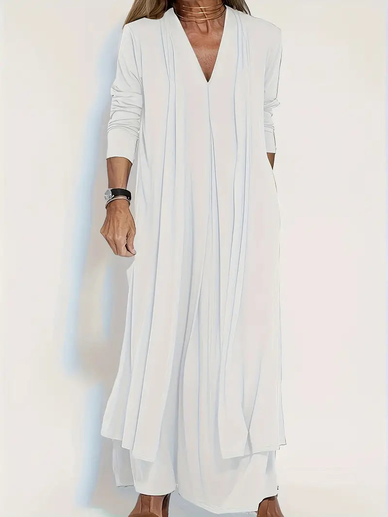 Dames Outfit Set Elegante Jurk en Blazer