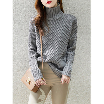 Dames Trui Gebreid Retro Stijl Elegante Look