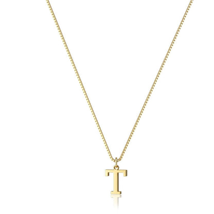 Gouden Ketting met Initialen voor Vrouw Persoonlijke Letter Sieraden
