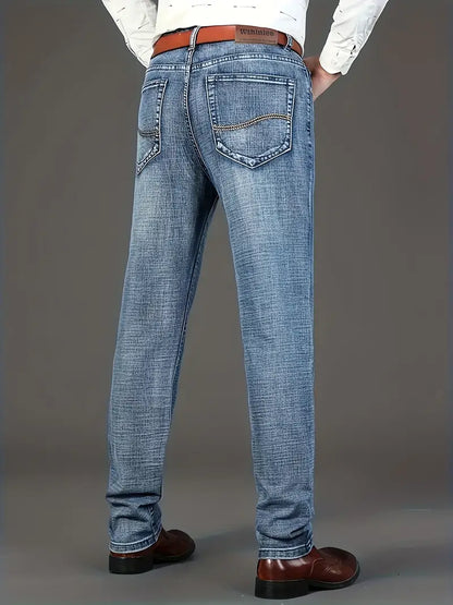 Heren Jeans Comfortabele Klassieke Fit