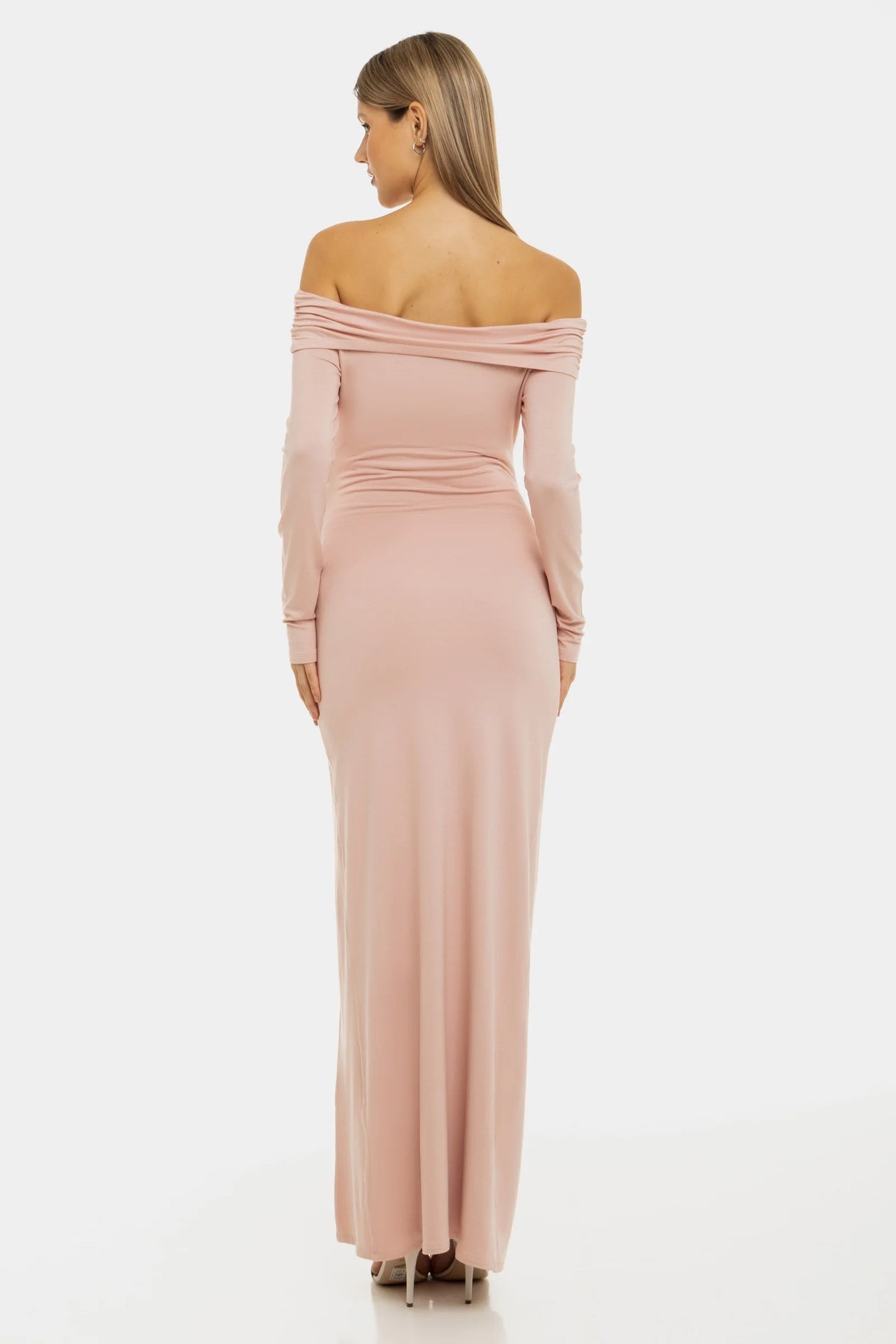 Zwangerschapsjurk Maxi Off Shoulder Elegante Zomerjurk voor Dames
