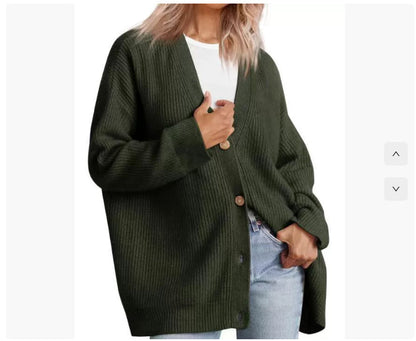 Dames Vest Gebreid Zacht met Knopen Elegante Look