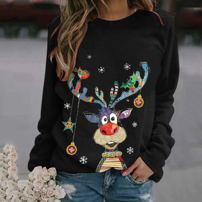 Kersttrui Girocollo voor Vrouw Warm en Comfortabel