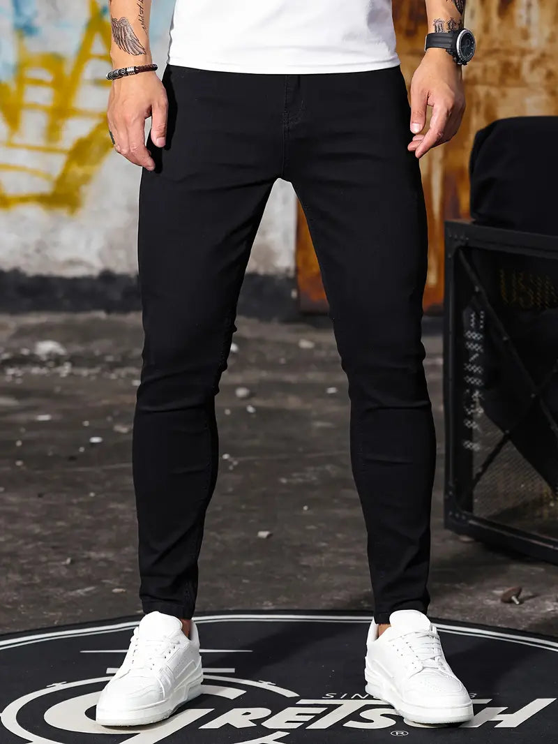 Heren Skinny Jeans Stretch Denim Comfortabel en Stylish - StudioMarella