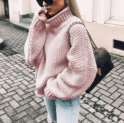 Dames Coltrui Oversized Grof Breiwerk Moderne Trendy