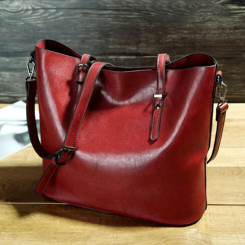 Lederen Schouder tas Vintage Stijl