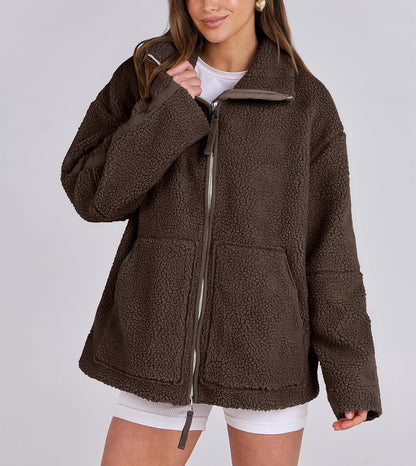 Dames Fleecejas Warm en Zacht voor Winter