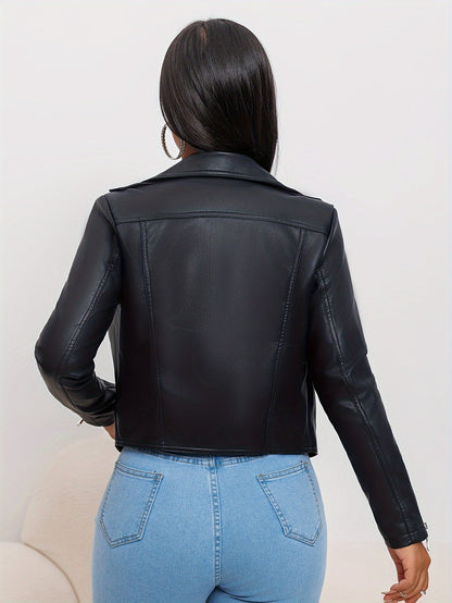 Bikerjack Imitatieleer Zwart Valencia Look
