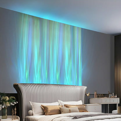 Wandlamp LED 3D Vlameffect Aluminium Zwart Woonkamer Bar RGBW Sfeerlamp Wandwasser Lichteffect