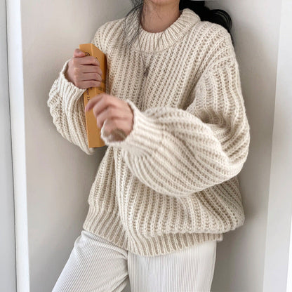 Dames Trui Gebreid Oversized Warme Modieuze Truien