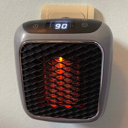 Draagbaar Verwarmingsapparaat 800W Compact Snelverwarming Ruimteverwarmer met Timer en Kantelbeveiliging