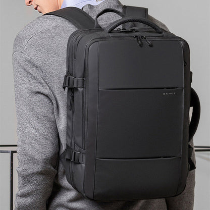 Business Casual Rugzak Zwart Blauw Groen Grijs Roze | Veelzijdige Dagrugtas voor Werk Reizen Laptop School | Premium Waterdichte Polyester Reis Backpack 15 inch Laptopvak | Ergonomische Gewatteerde Schouderbanden