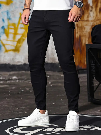 Heren Skinny Jeans Stretch Denim Comfortabel en Stylish