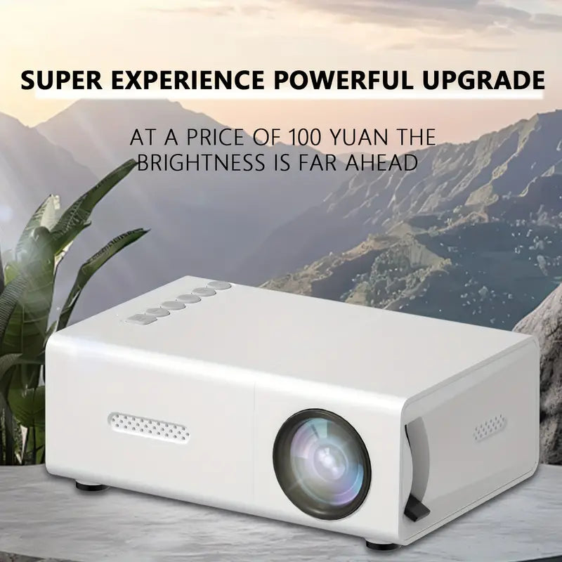 Compacte LED-projector 720P draadloos HDMI USB compatibel thuisbioscoop presentaties kantoor entertainment