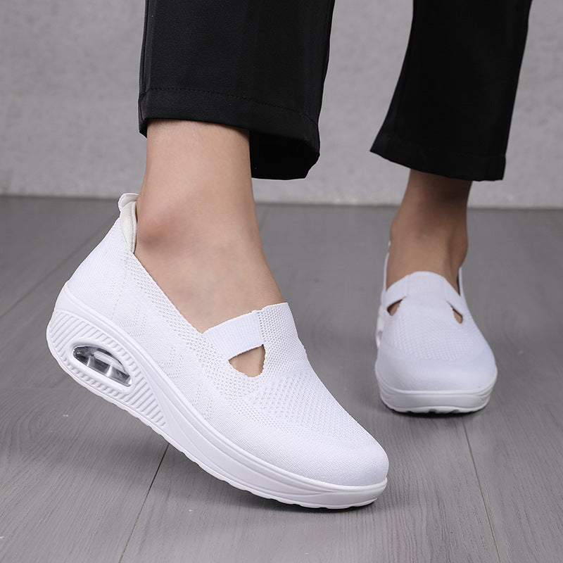 Dames Comfortabele Orthopedische Sneaker Wedgeballetjes