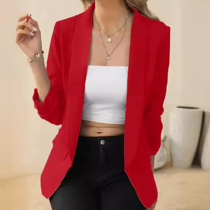 Dames Blazer Elegante Kantoorkleding Trendy Stijl