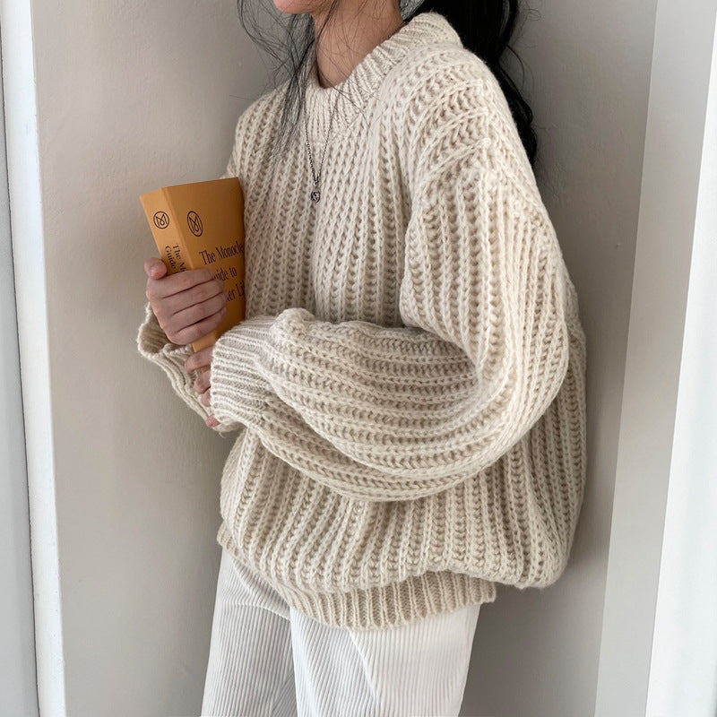 Dames Trui Gebreid Oversized Warme Modieuze Truien