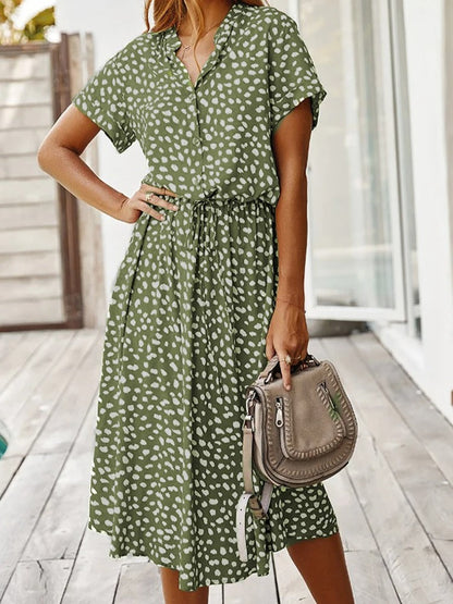 Zomerjurk Luchtige Jurk met Stijlvolle Bloemenprint
