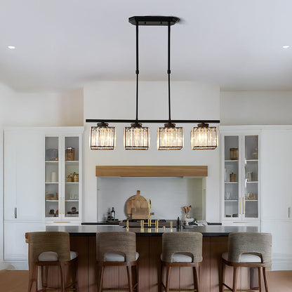 Hanglamp Glas E27 Zwart 3 of 4 Licht Eettafel Kookeiland Scandinavische Hanglamp Plafondlamp Keuken Woonkamer