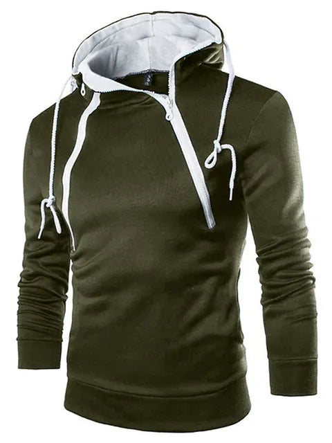 Zachte Sweatshirt Hoodie met Hoge Hals Comfortabel