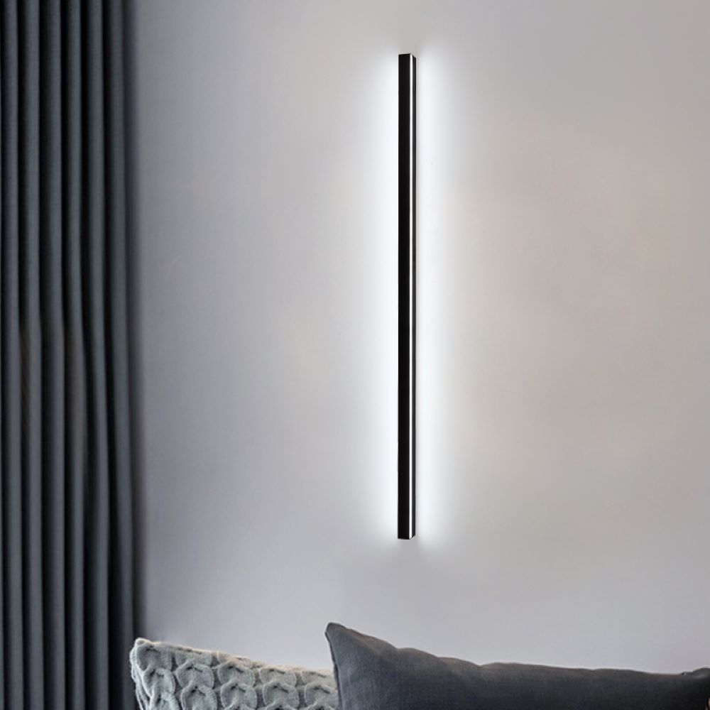 Minimalistische Lineaire Wandlamp Met Geïntegreerde LED Verlichting En Modern Design