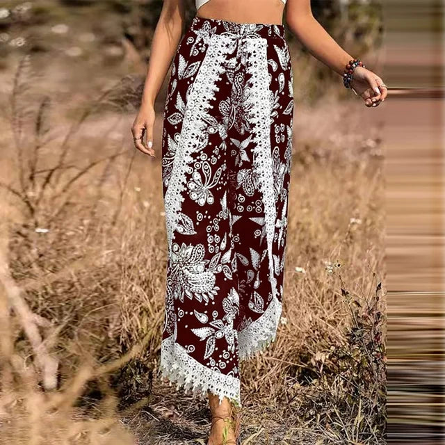 Vrouwelijke Kanten Broek Elegant Stijlvol Mode