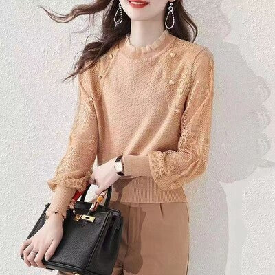 Damestrui Kanten Mouwen Elegante Klassieke Look - StudioMarella