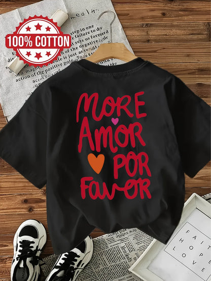 Dames T-shirt Katoen Comfortabele Pasvorm