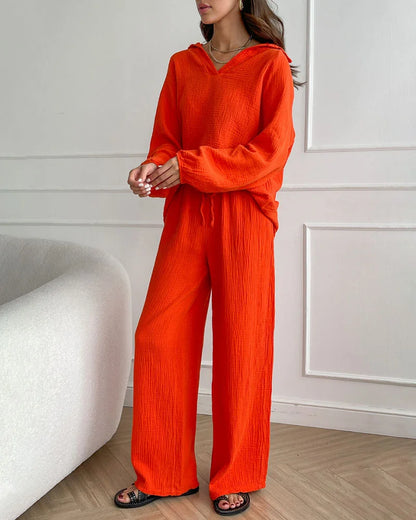 Venus Jurk - Elegante Tweedelige V-Hals Jurk Set