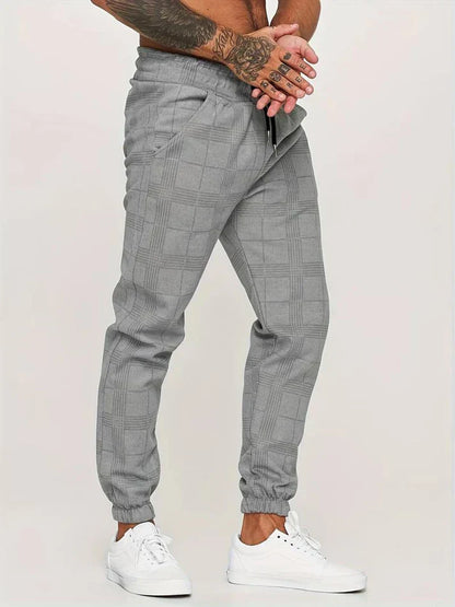 Joggingbroek Zacht Geruit Comfortabele Sportbroek