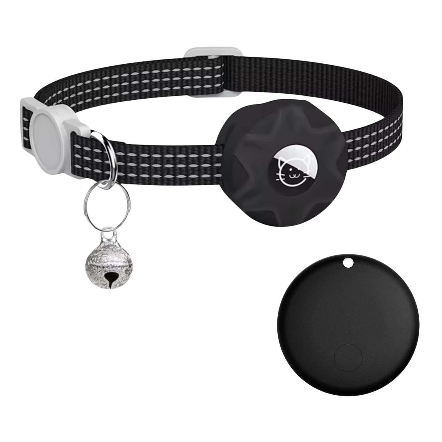 Slimme Locatietracker voor Honden en Katten met Reflecterend Halsband – Android – Compact & Waterdicht – 8-10 Maanden Batterijduur
