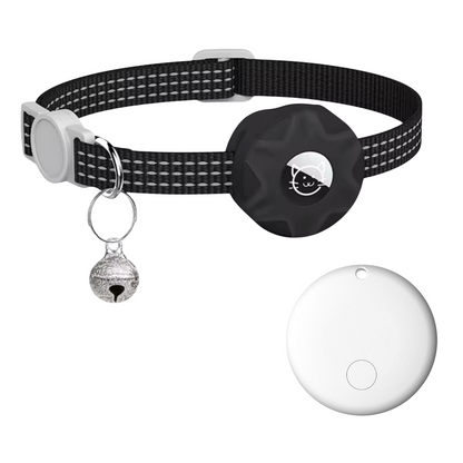 Huisdier Tracker Halsband Polyester Kunststof Zwart Reflecterend Kat Hond Android Zonder GPS Compact Lichtgewicht