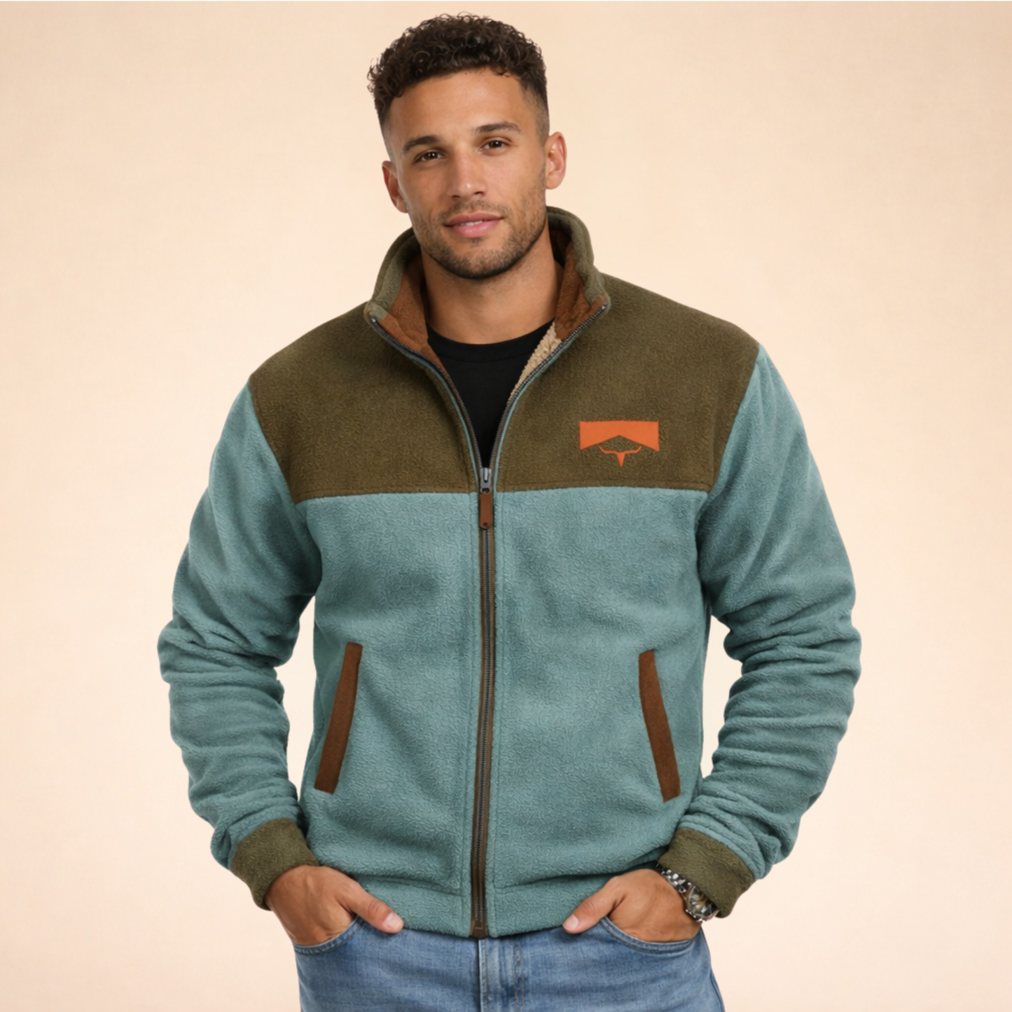 Merino Fleecejack Warm en Licht voor Buiten